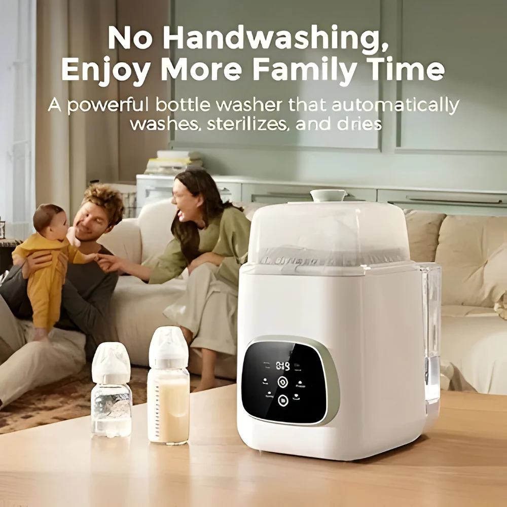Baby Bottle Washer Countertop Electric Feeding Cleaner - Image 5