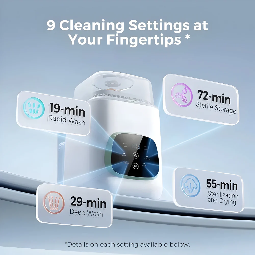 Baby Bottle Washer Countertop Electric Feeding Cleaner - Image 6