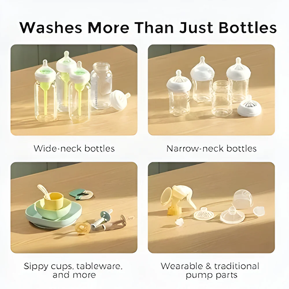 Baby Bottle Washer Countertop Electric Feeding Cleaner - Image 8