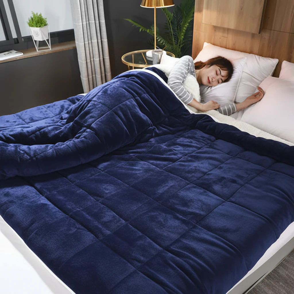 Blanket Flannel Throw Soft Warm Winter Sofa Bed Cover - Image 3