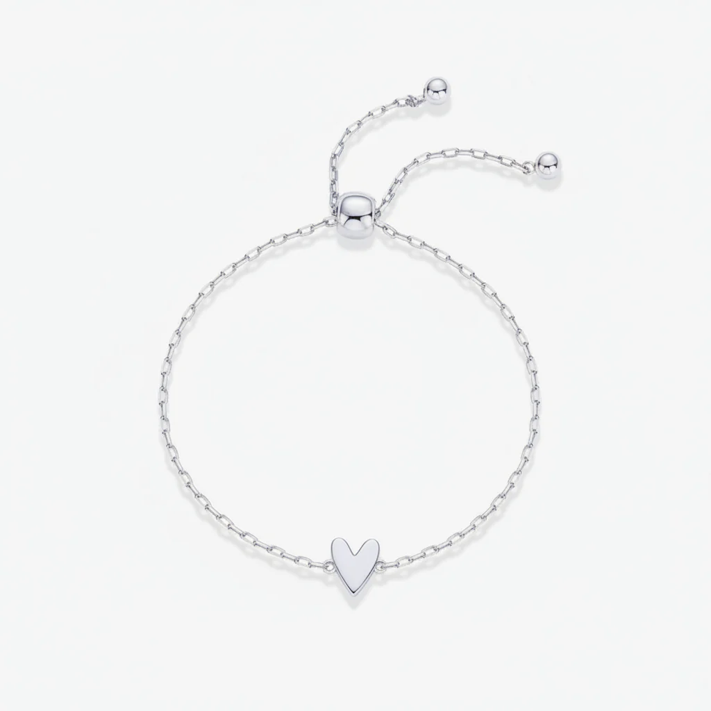 Bracelet Adjustable Heart Chain Matching Couple Jewelry - Image 6
