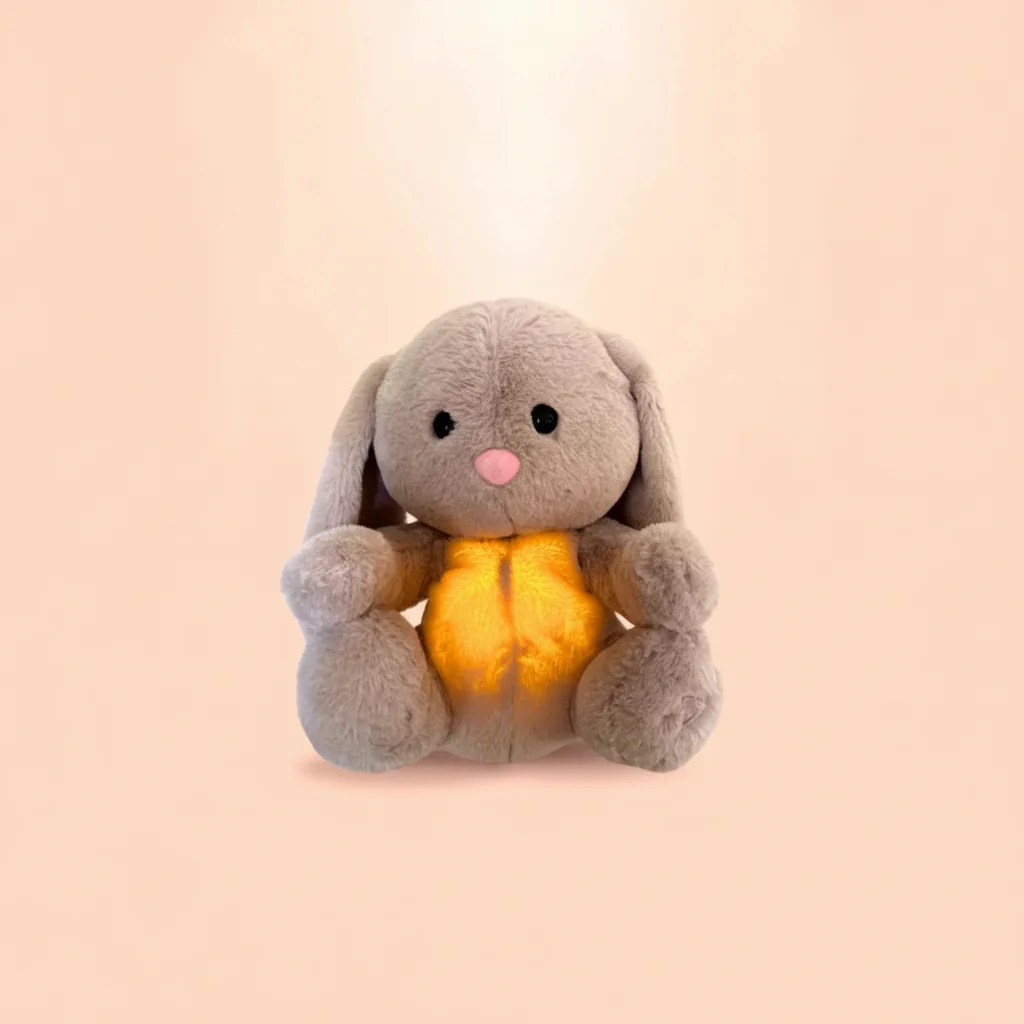 Breathing Stuffed Animal Relaxation Kids Adults Plush Bunny - Image 6