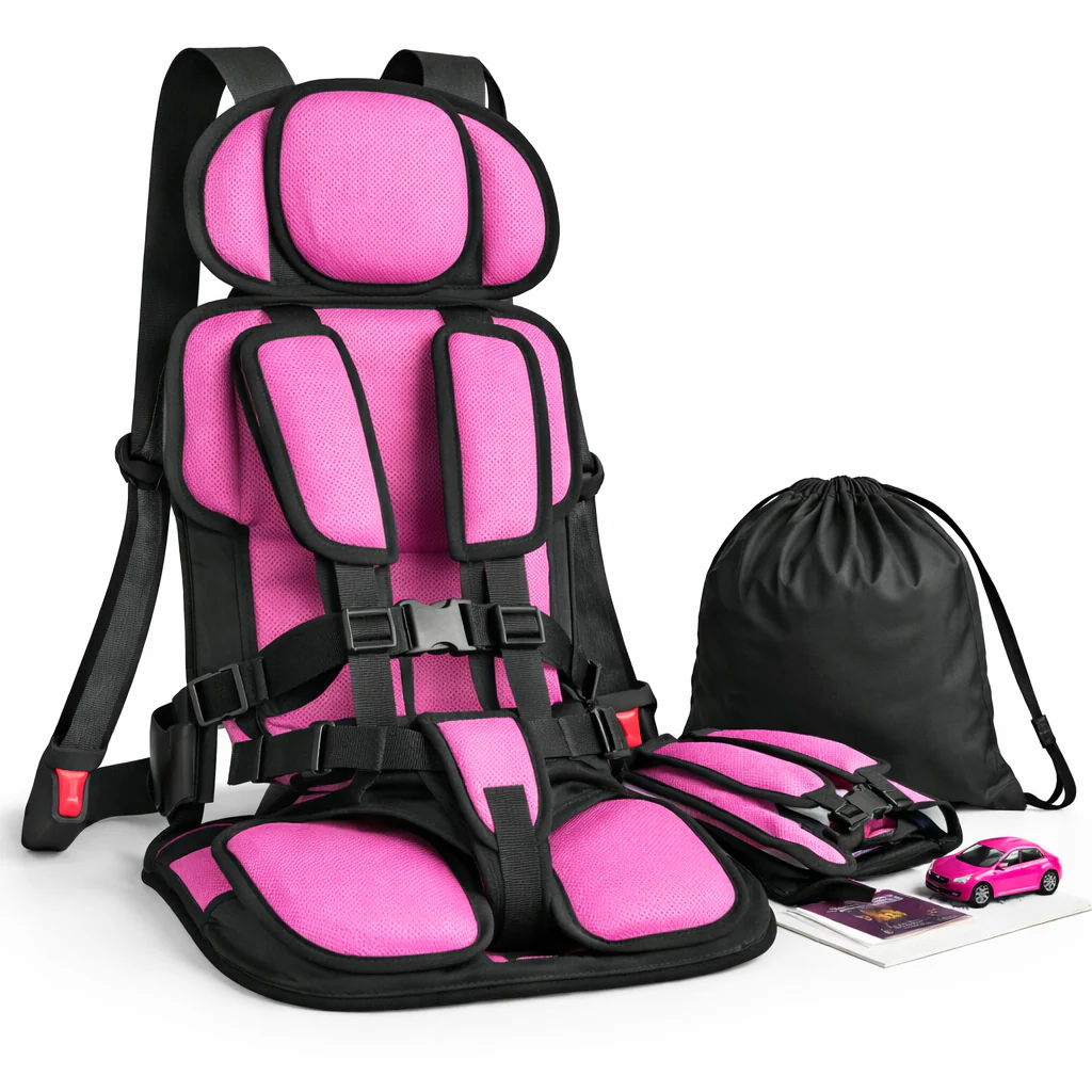 Car Seat Booster Portable Kids Travel Seat Safety Harness - Image 10