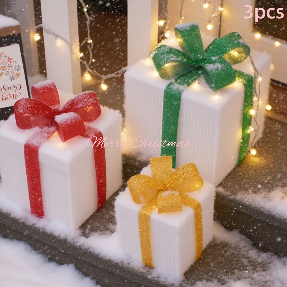 Christmas Lights Gift Box Set LED Holiday Yard Decoration - Image 7