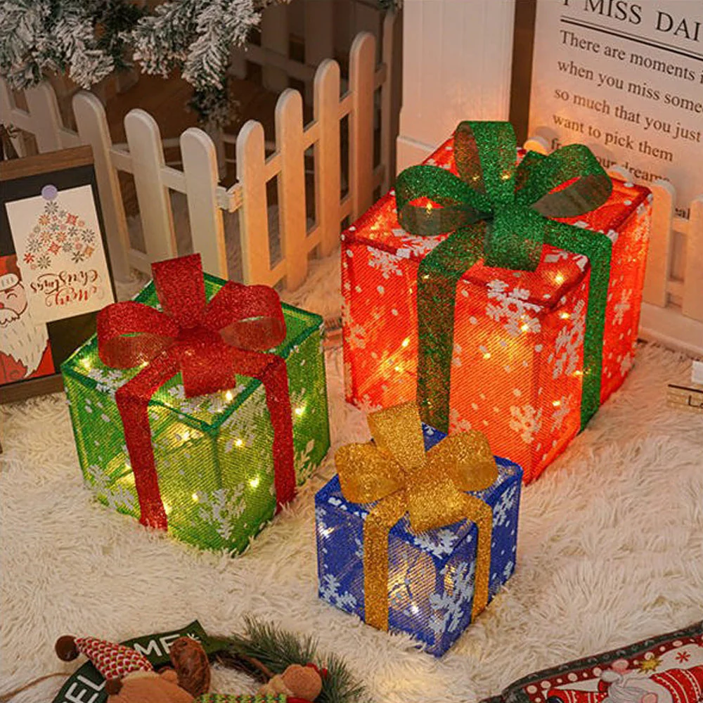 Christmas Lights Gift Box Set LED Holiday Yard Decoration - Image 8