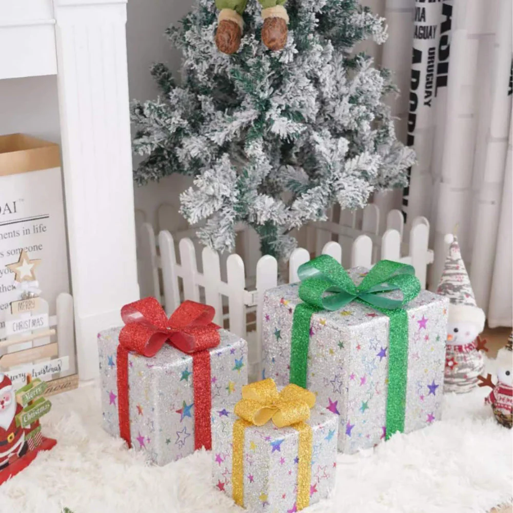 Christmas Lights Gift Box Set LED Holiday Yard Decoration - Image 9