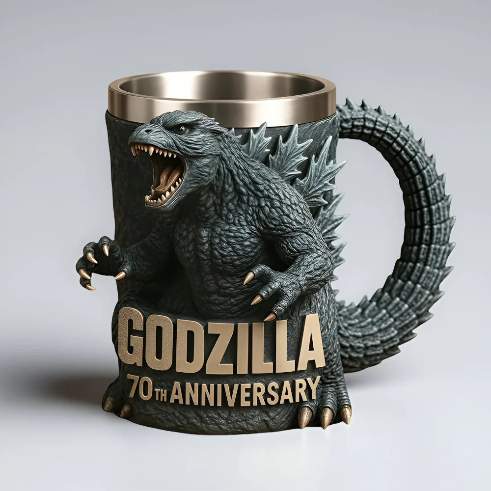 Coffee Mug Monster Figure 3D Sculpted Ceramic Drinkware - Image 3
