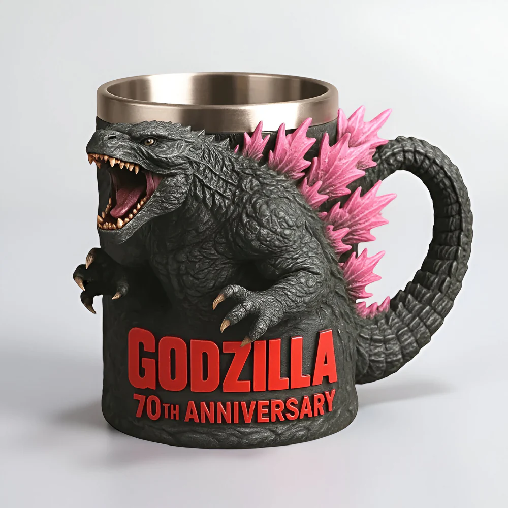 Coffee Mug Monster Figure 3D Sculpted Ceramic Drinkware - Image 6