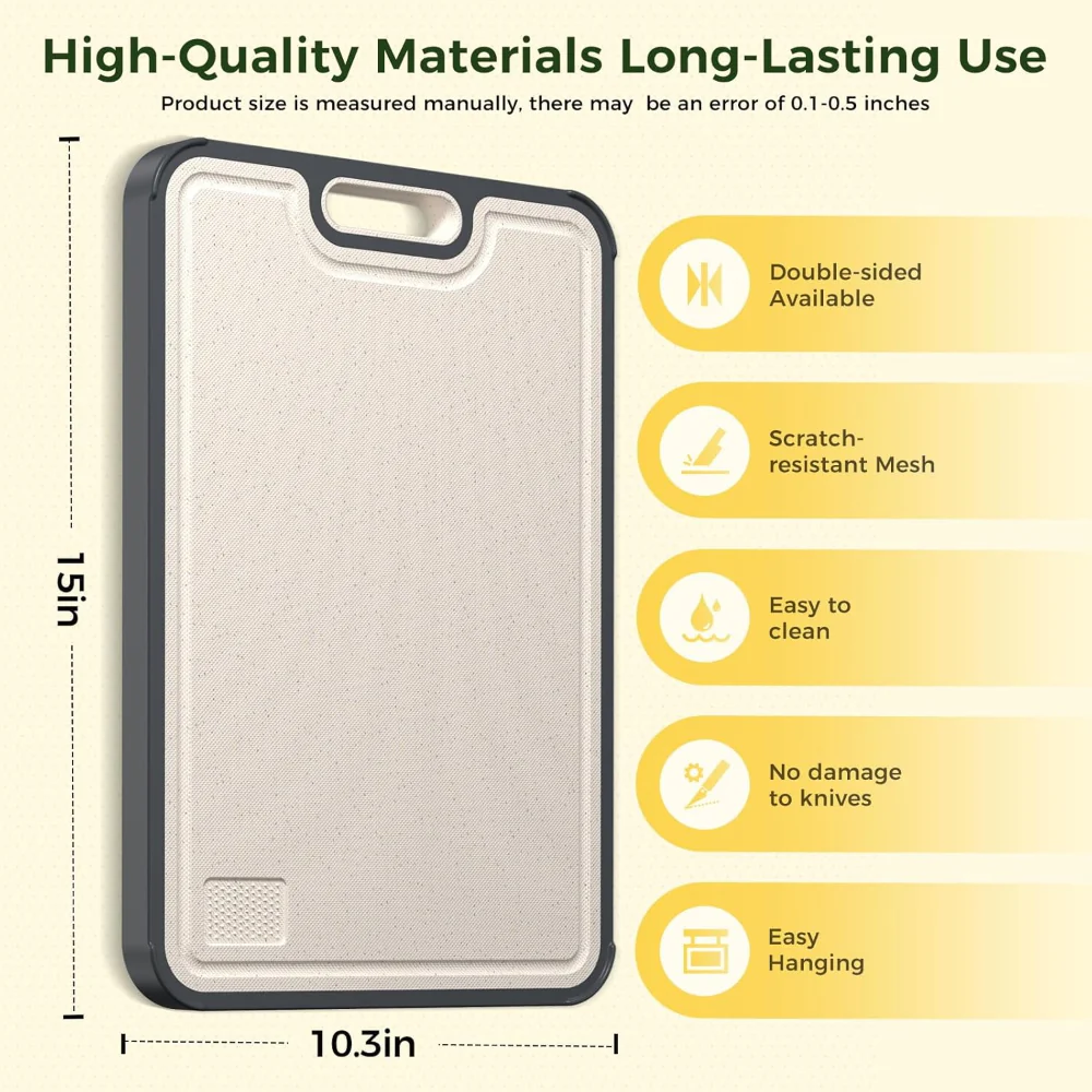 Cutting Board Double Sided Metal Kitchen Prep Board - Image 11