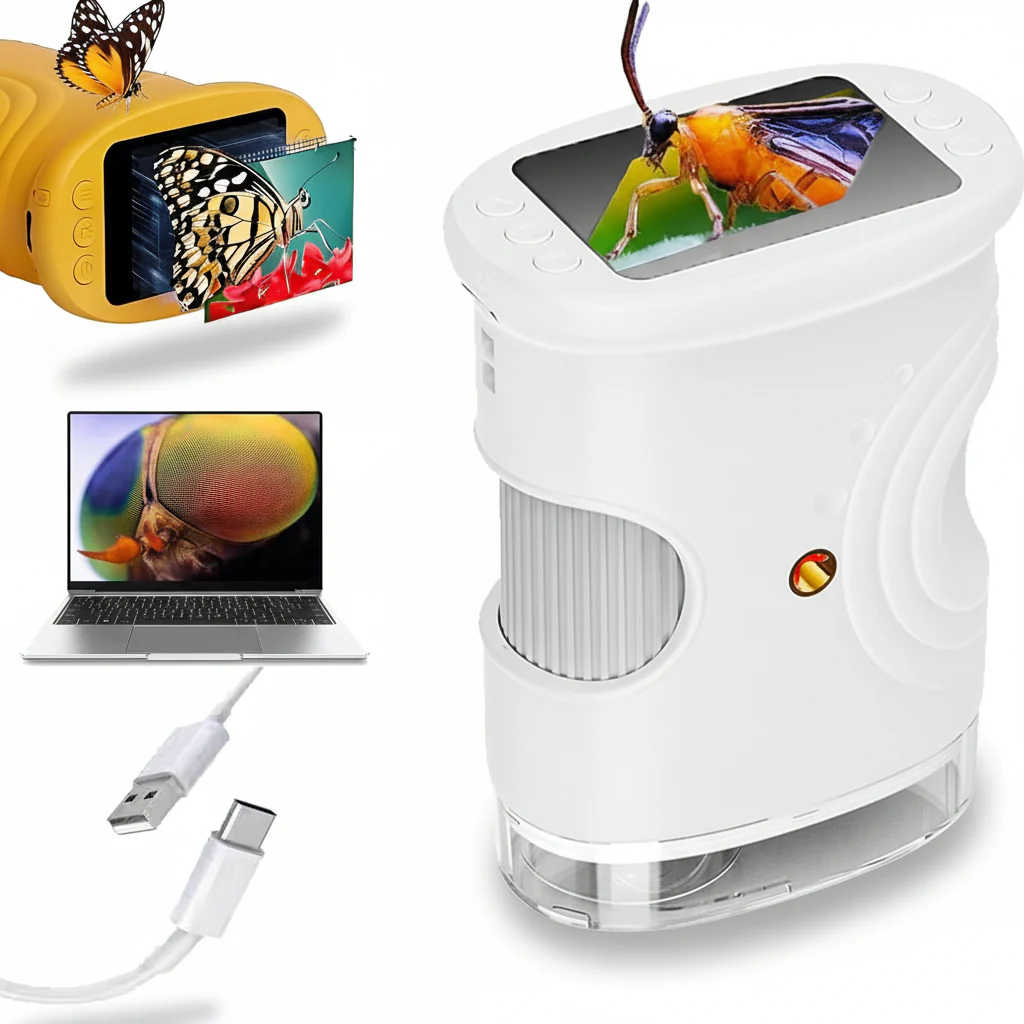 Digital Microscope Portable Handheld 1000x LED Learning Camera - Image 3