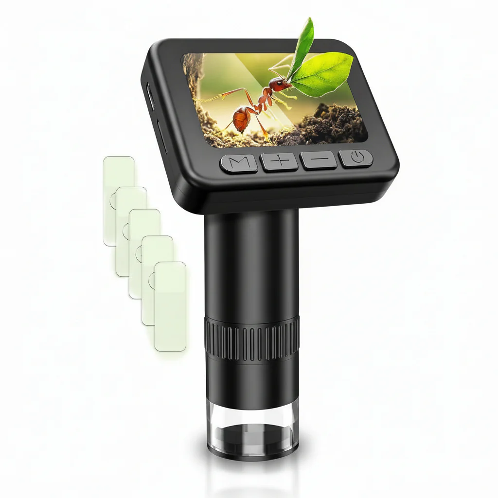 Digital Microscope Portable HD Screen Science Learning Camera