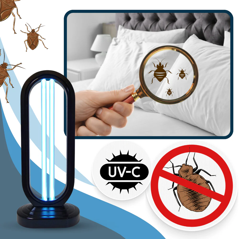 Disinfectant Lamp Portable UV Light Germ Killing Floor Device - Image 5