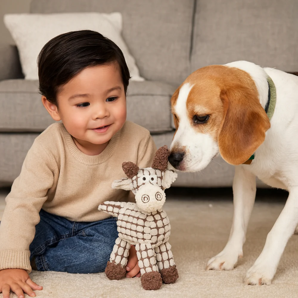 Dog Toy Rope Animal Chew Squeaker - Image 5