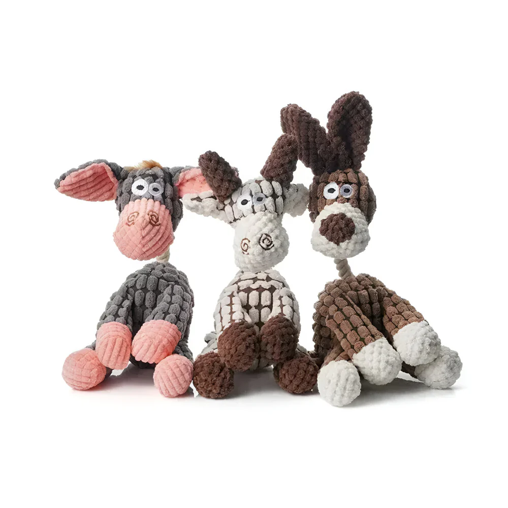 Dog Toy Rope Animal Chew Squeaker - Image 8