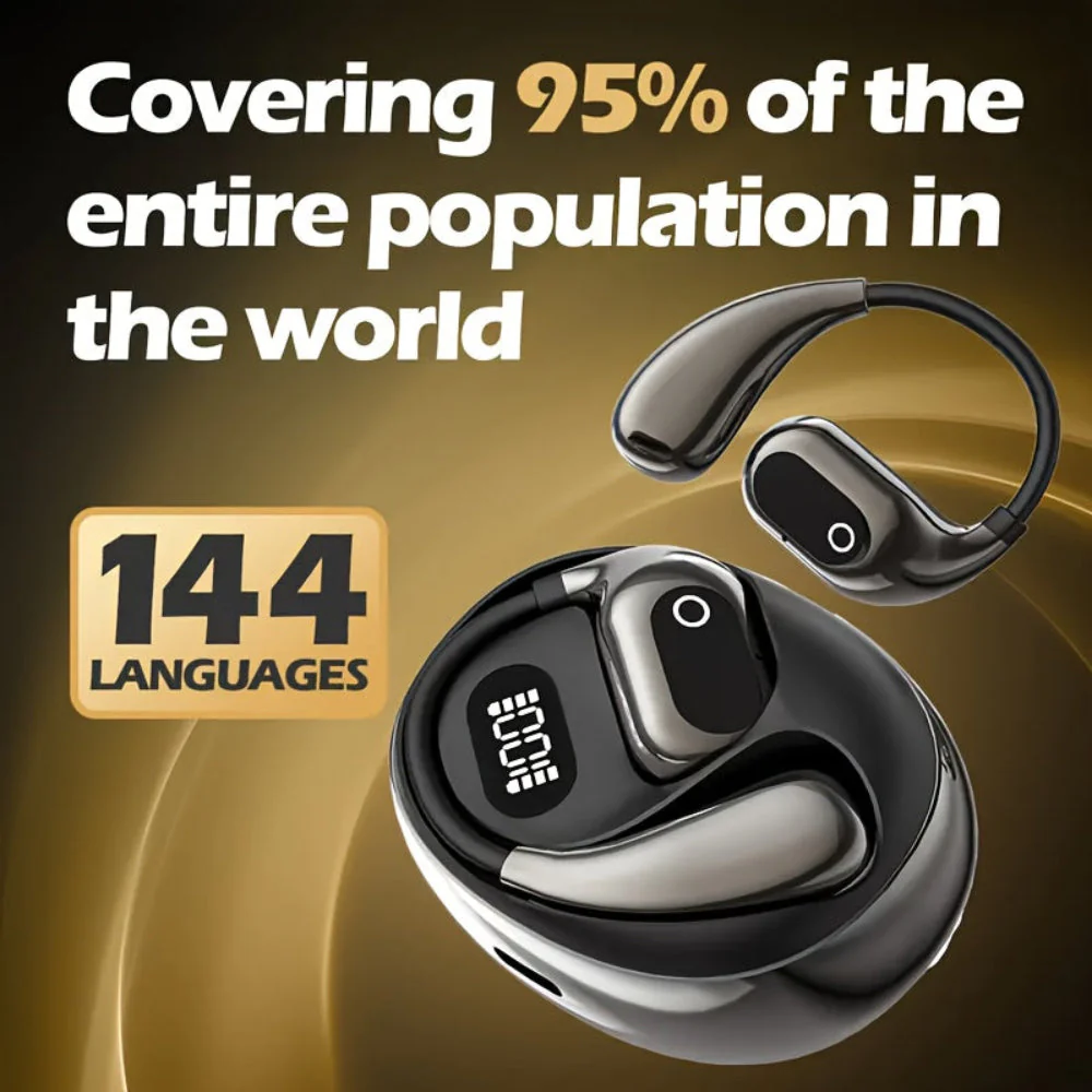 Earbuds Wireless Translator Noise Cancelling Bluetooth Headset - Image 2