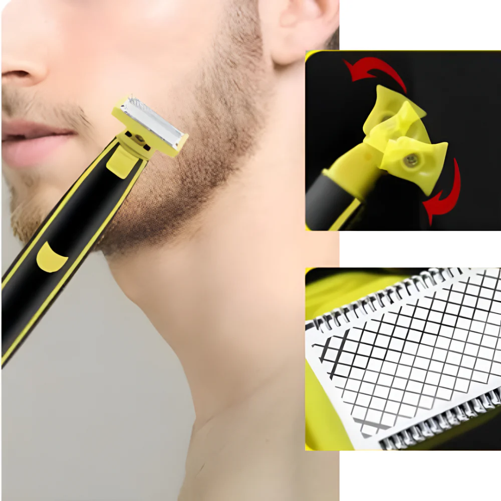 Electric Shaver Body Hair Trimmer USB Rechargeable - Image 5