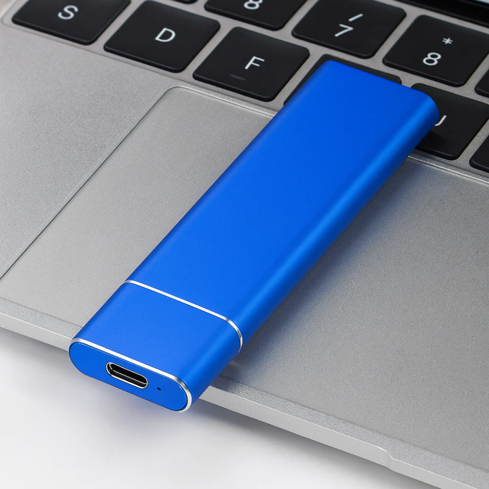 External Hard Drive Portable USB Aluminum Slim Storage Design - Image 3