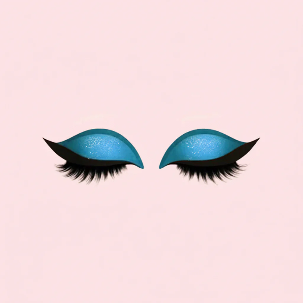 False Eyelashes 3 In 1 Reusable Eyeshadow Eyeliner Makeup Stickers - Image 5