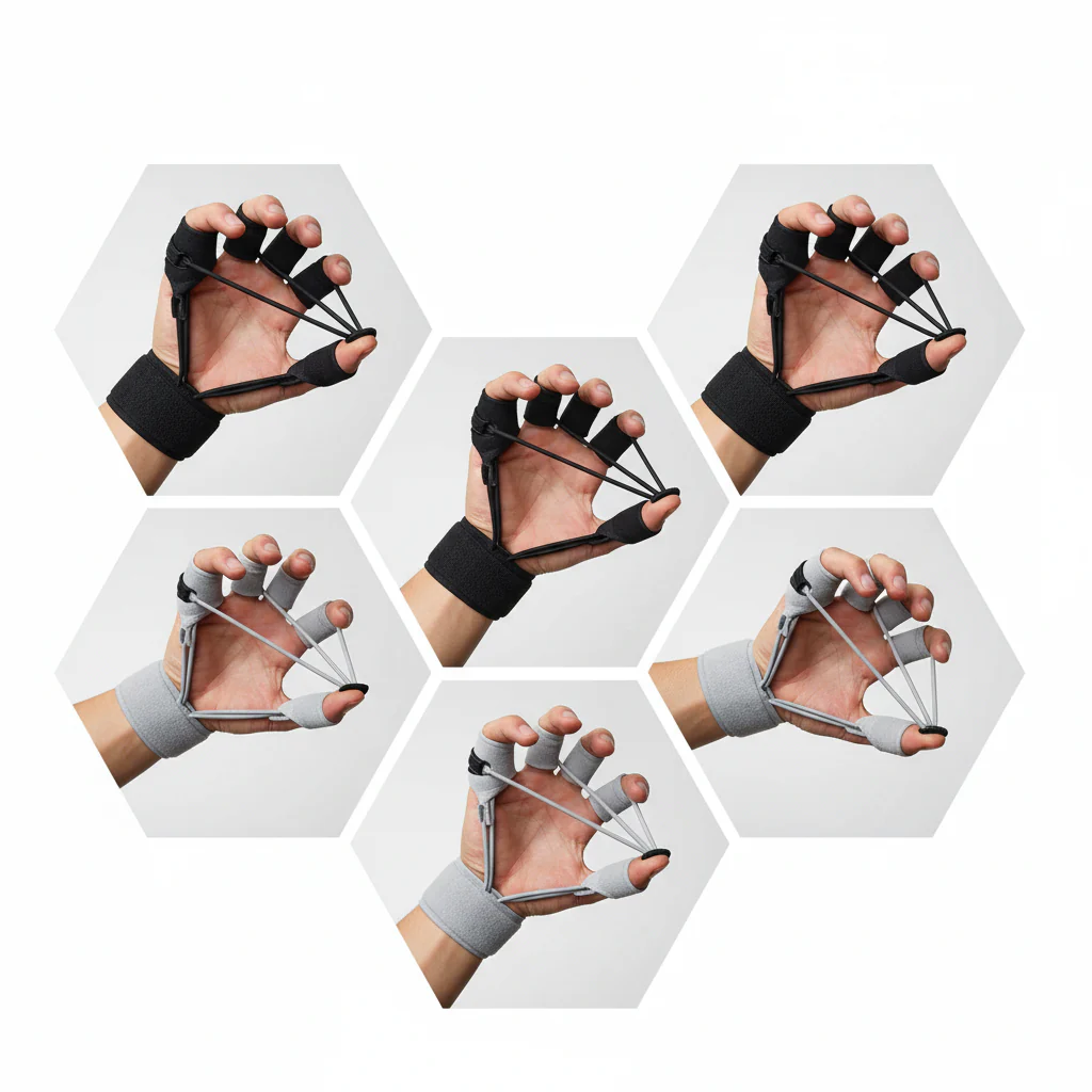 Finger Strengthener Adjustable Resistance Hand Grip Trainer - Image 4