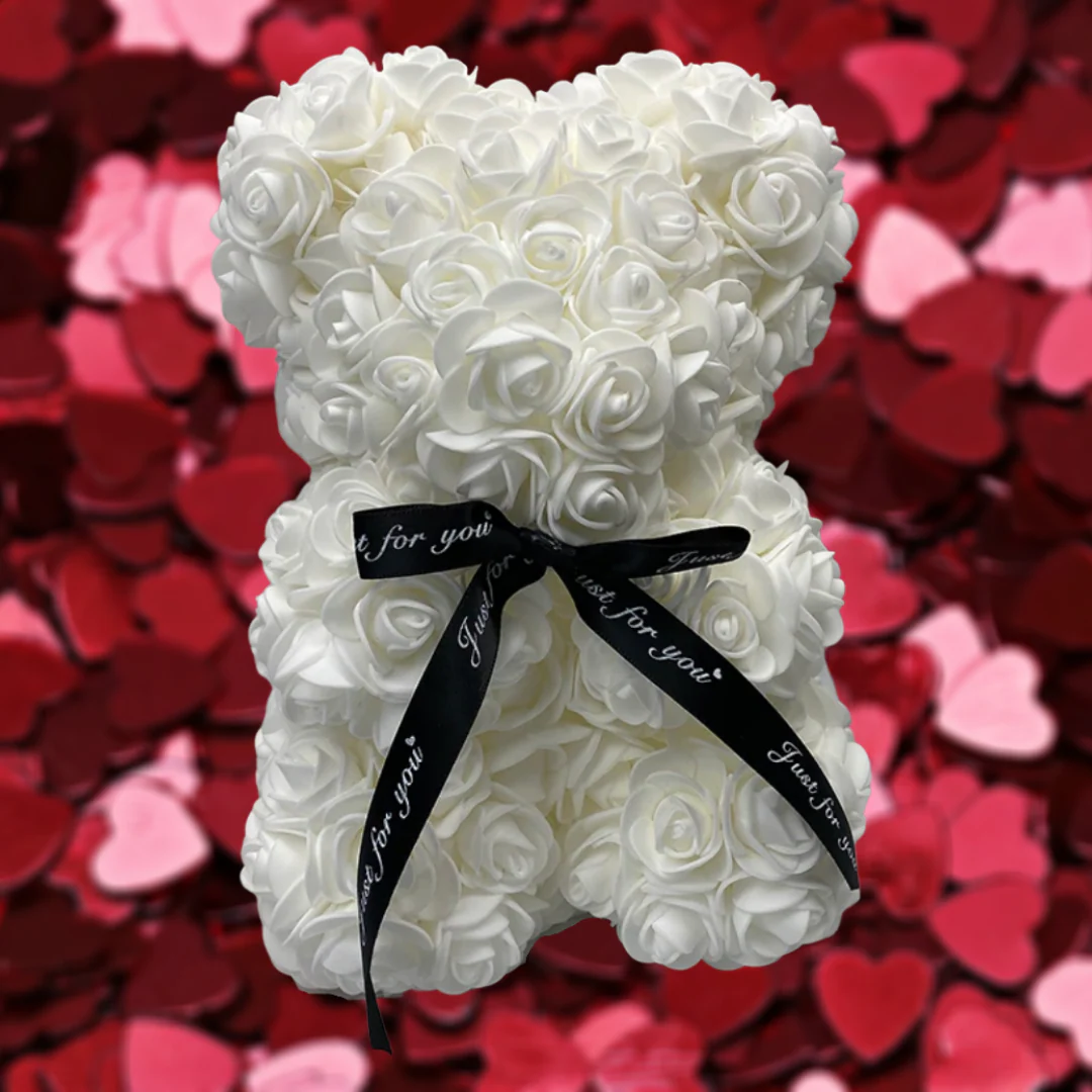 Flower Bear Rose Teddy Romantic Foam Rose Gift Decor - Image 9