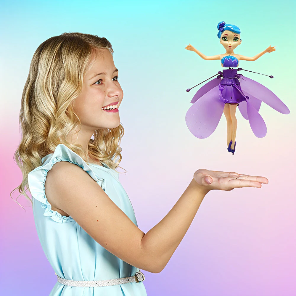 Flying Fairy Princess Toy LED Lights Hand Sensor Kids - Image 9