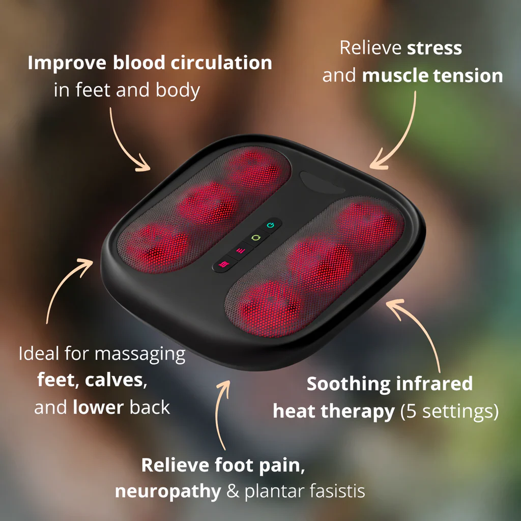 Foot Massager Electric Heat Therapy Device Muscle Recovery - Image 7
