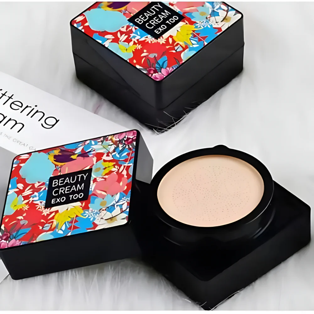 Foundation Makeup Cream Sponge Applicator Compact - Image 3
