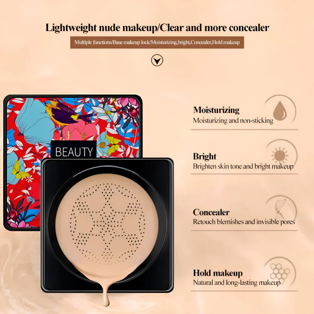 Foundation Makeup Cream Sponge Applicator Compact - Image 6