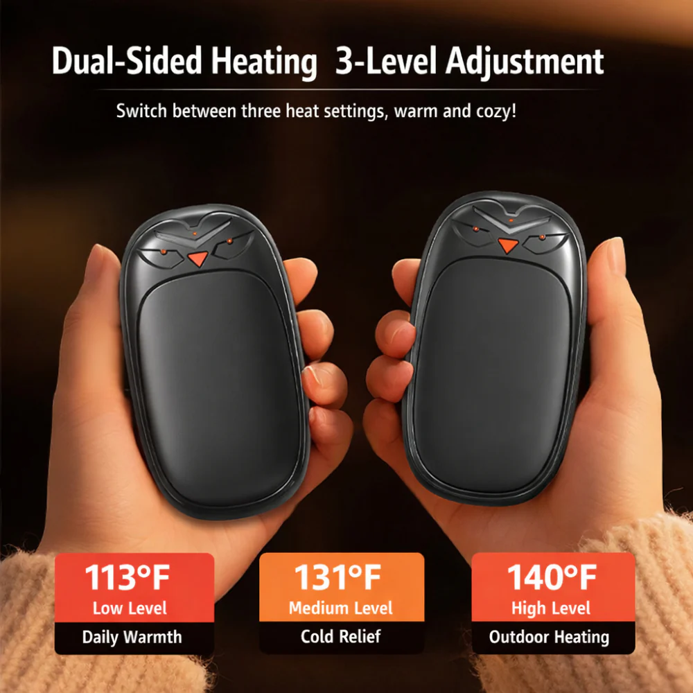 Hand Warmers Rechargeable Electric Pocket Heater Set - Image 4