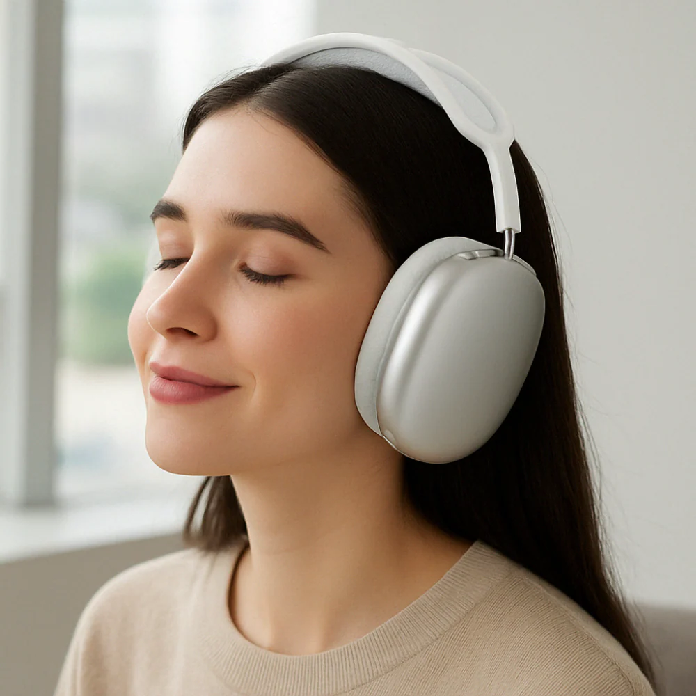 Headphones Noise Cancelling Wireless Over-Ear Bluetooth Audio - Image 3