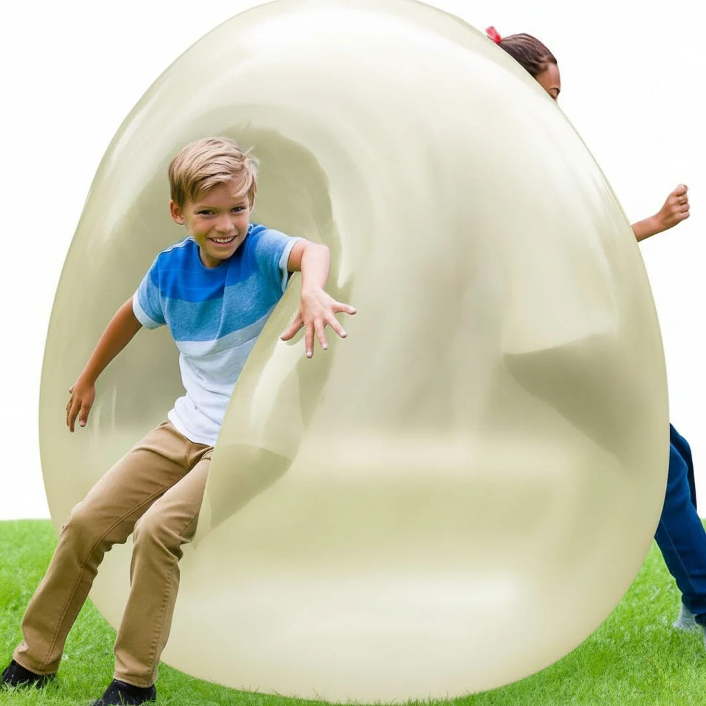 Inflatable Bubble Ball Giant TPR Outdoor Play Toy - Image 12
