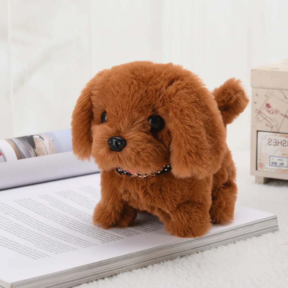 Interactive Dog Toy Plush Puppy Walking Barking Actions - Image 4