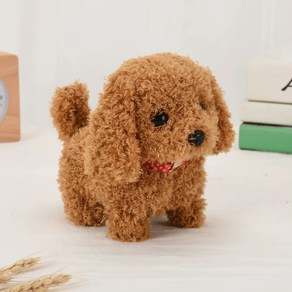 Interactive Dog Toy Plush Puppy Walking Barking Actions - Image 6