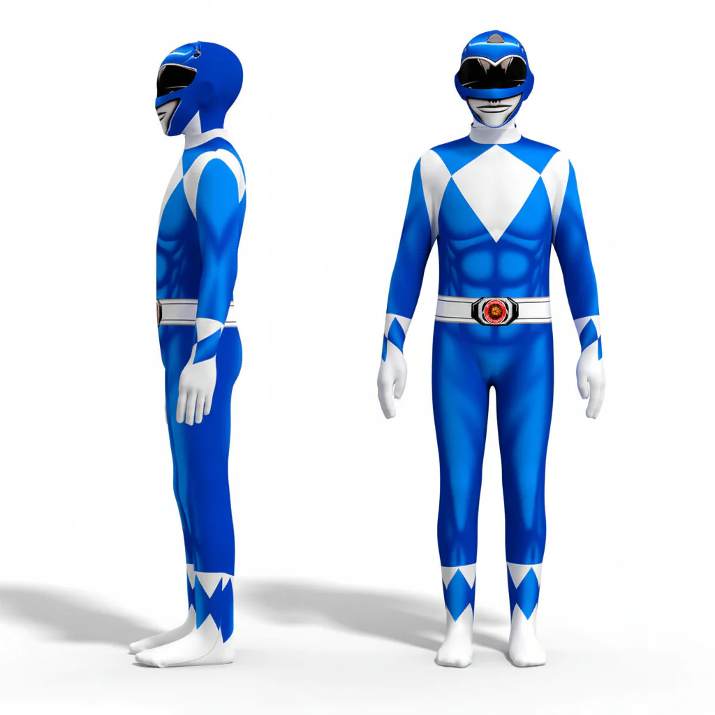 Kids Costume Superhero Jumpsuit Muscle Print Party Outfit - Image 9