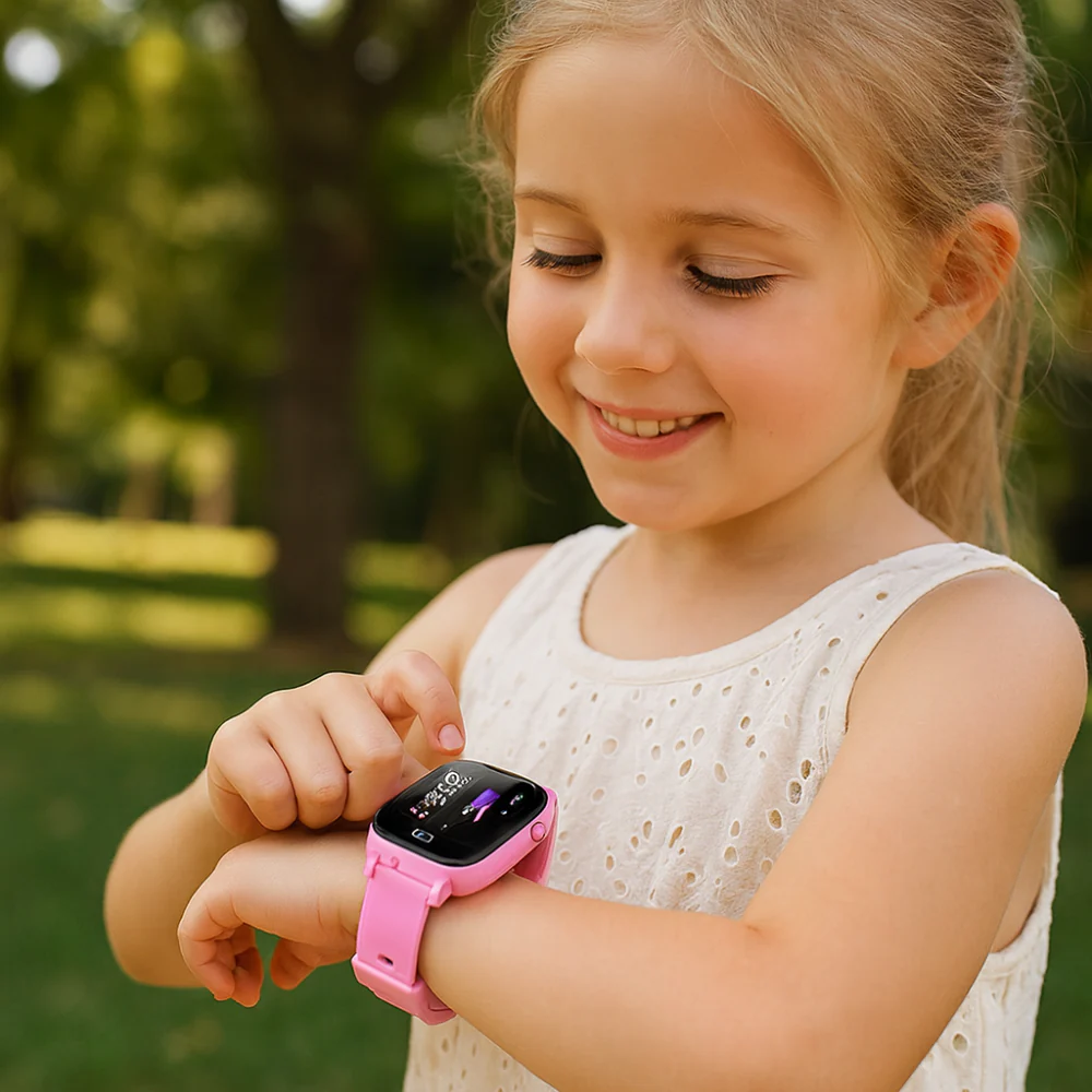 Kids GPS Smartwatch 4G Tracker Camera IP67 Touchscreen Activity - Image 3