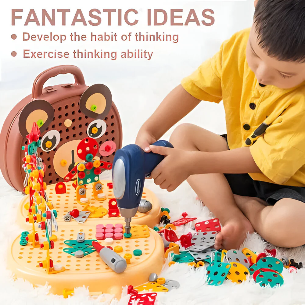 Kids Toy Montessori Building Set STEM Activity Kit - Image 10