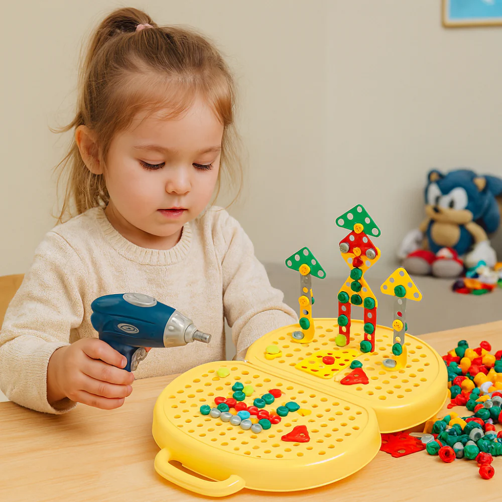 Kids Toy Montessori Building Set STEM Activity Kit - Image 4