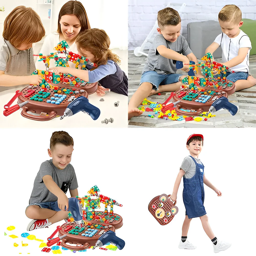 Kids Toy Montessori Building Set STEM Activity Kit - Image 8