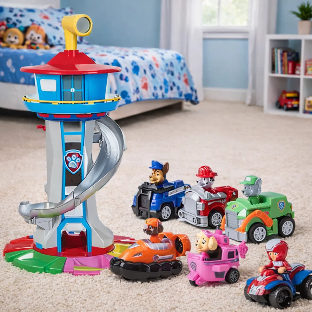 Kids Toys Car Playset Slide Tower Track Toy Vehicles - Image 4