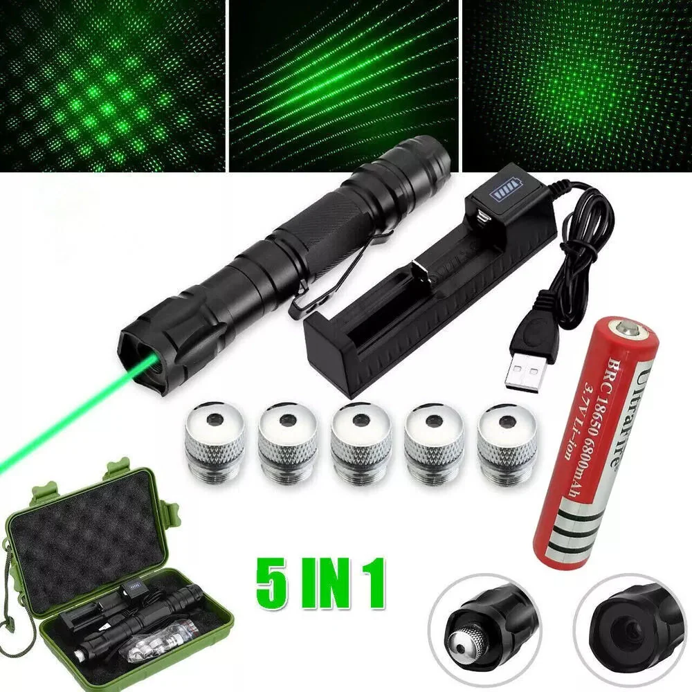 Laser Pointer Long Range Rechargeable Green Precision Tool - Image 4