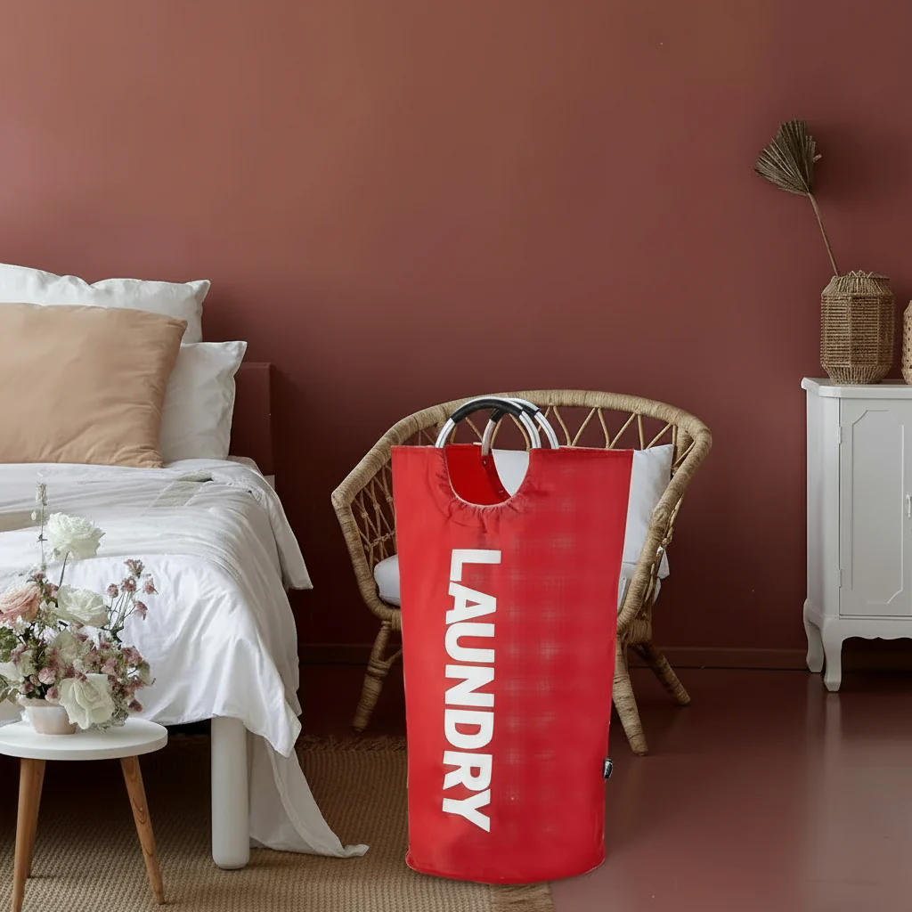 Laundry Hamper Large Foldable Waterproof Fabric Basket - Image 12