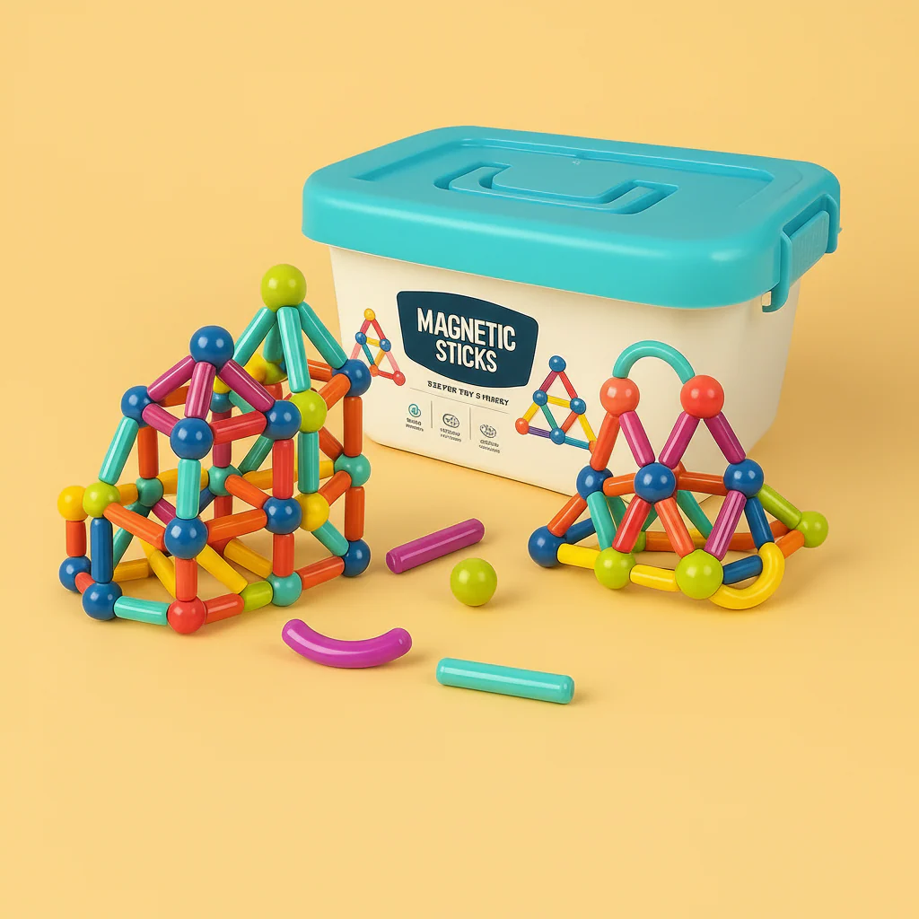 Magnetic Building Blocks Set Educational STEM Toy - Image 11