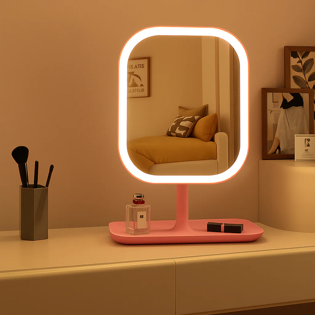 Makeup Mirror LED Lighted Vanity Mirror Touch Control - Image 2