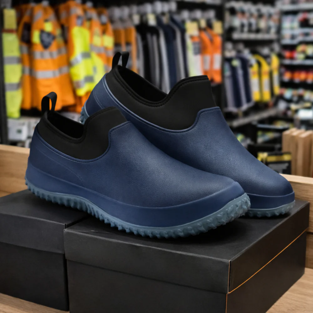 Men's Work Shoes Slip Design Non Slip Safety Footwear - Image 2