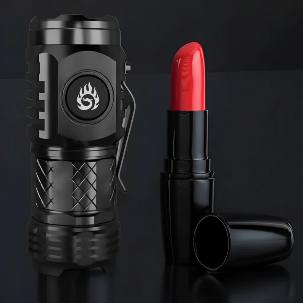 Mini Flashlight LED Compact Rechargeable Waterproof Handheld Torch - Image 6