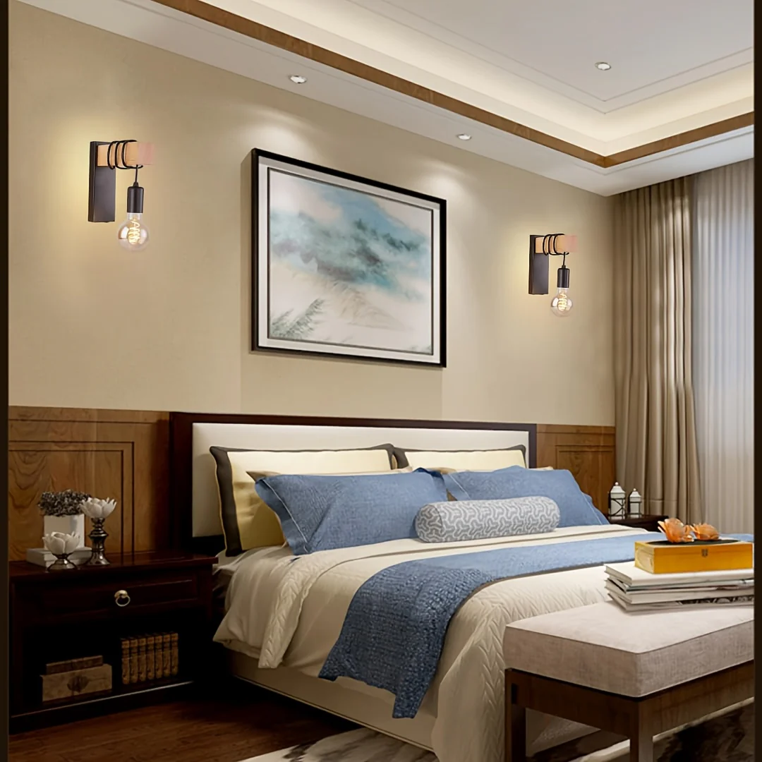 Modern Industrial Wall Sconce | E27 Base & Metal Finish - Image 3