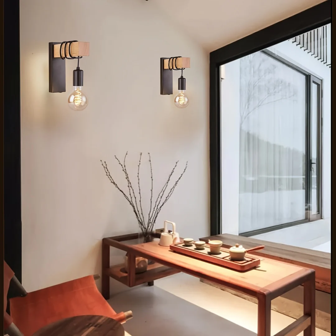 Modern Industrial Wall Sconce | E27 Base & Metal Finish - Image 4