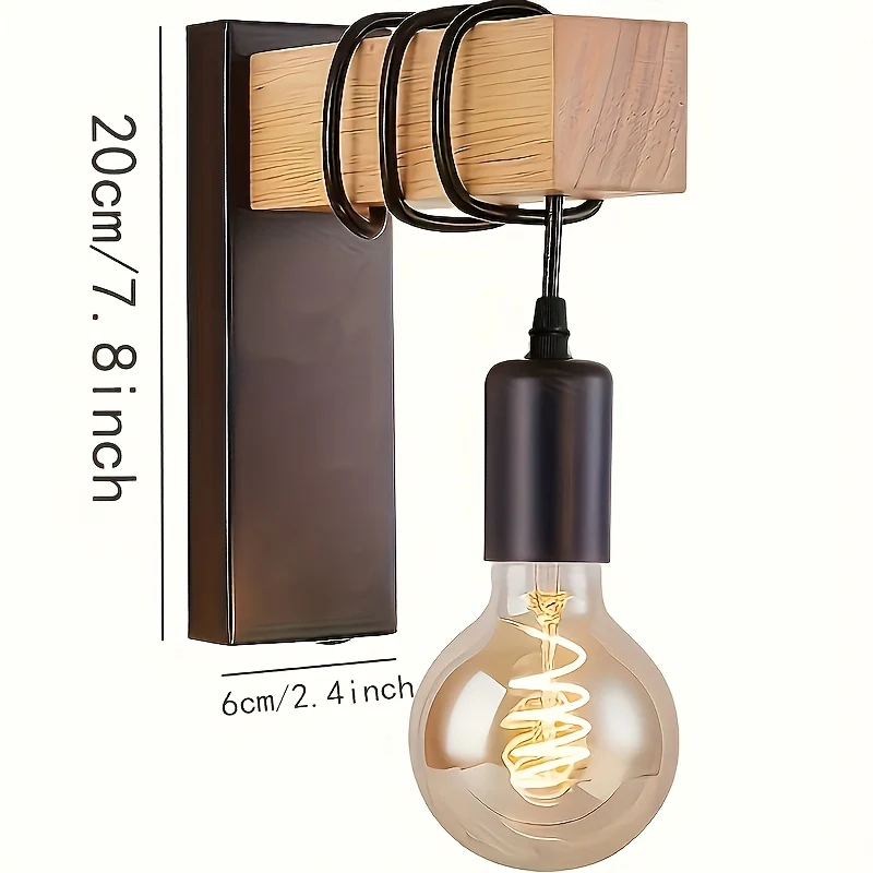 Modern Industrial Wall Sconce | E27 Base & Metal Finish - Image 6
