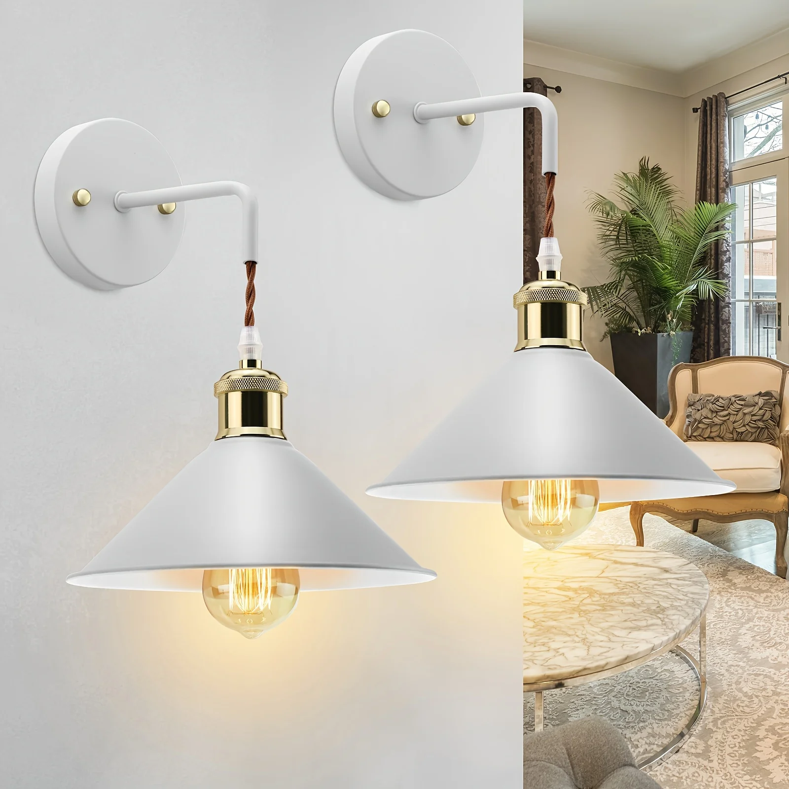 Modern Metal Wall Sconce | Industrial Oil-Rubbed Wall Light Fixture - Image 3