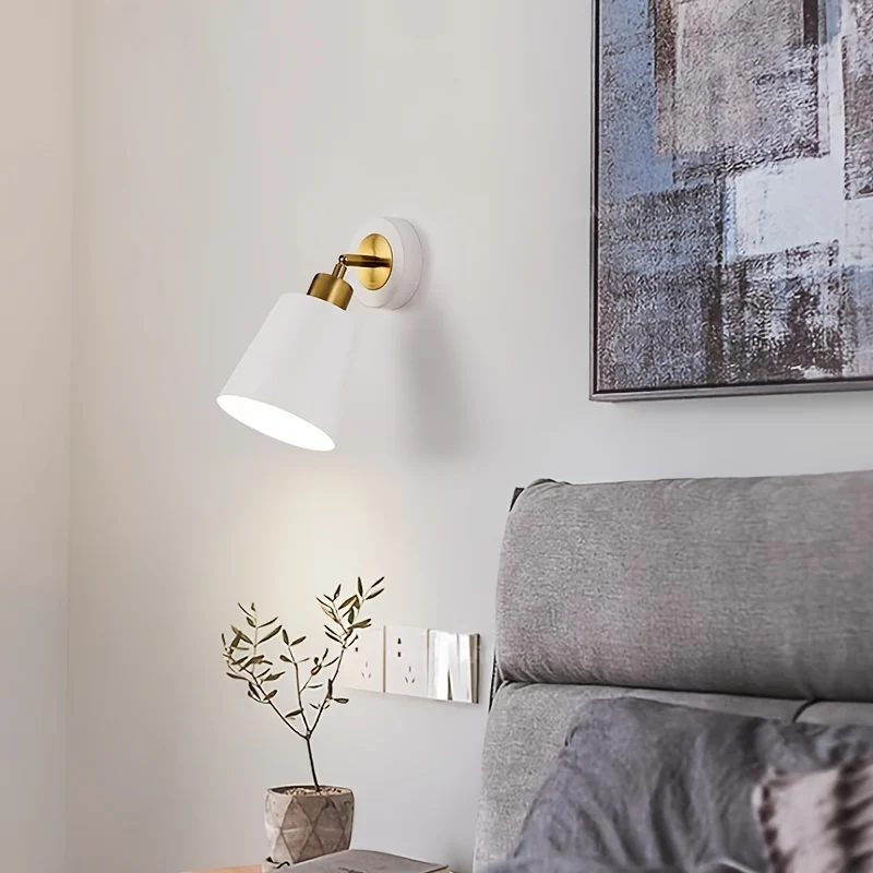 Modern Metal Wall Sconce Light | Adjustable Bedroom & Living Room Lamp - Image 3